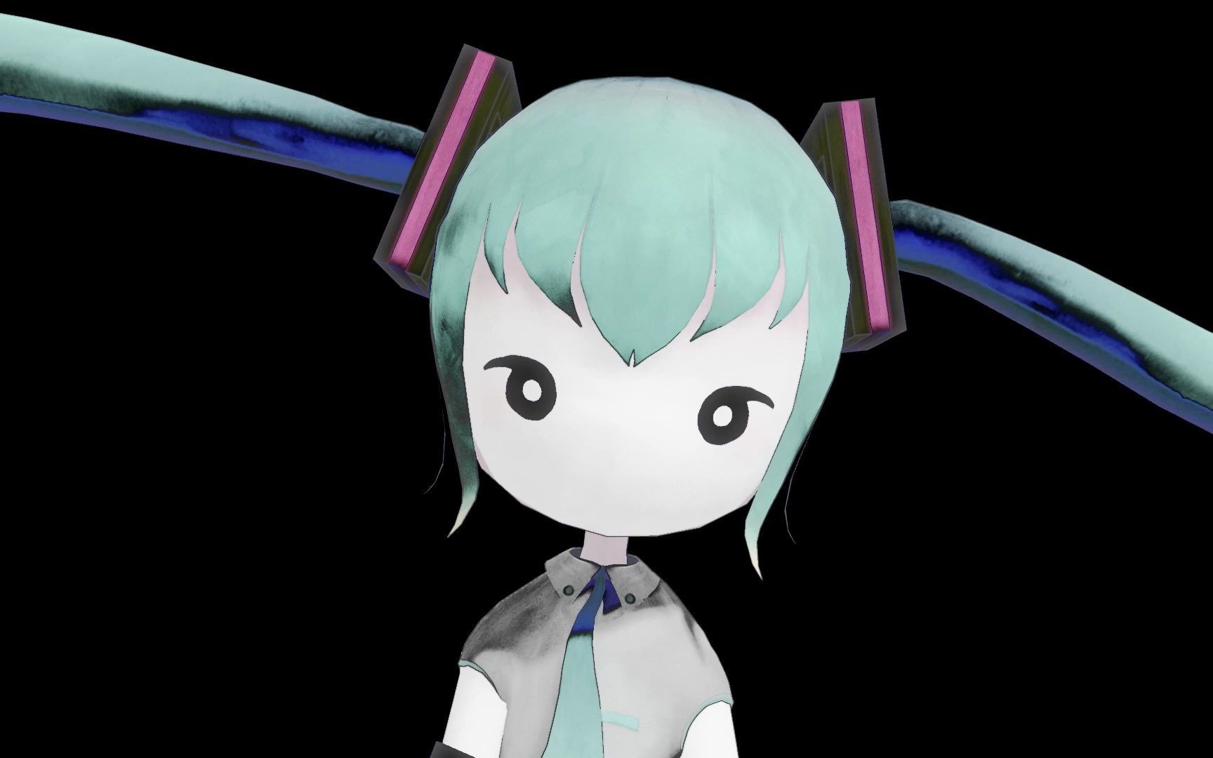 kikuo miku 6的初音旋转模型_哔哩哔哩_bilibili