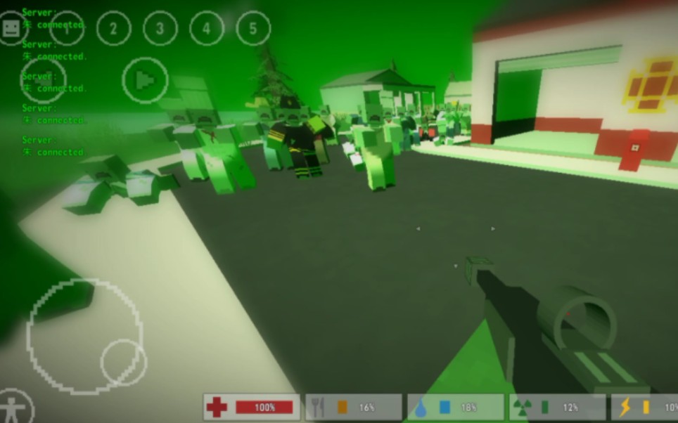 [图]《Unturned》手机版 捡到C4 然后拉了一个镇子的僵尸