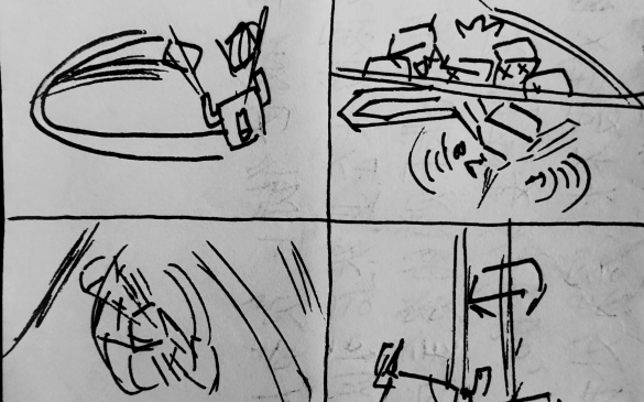 我的世界漫画,切磋袭击