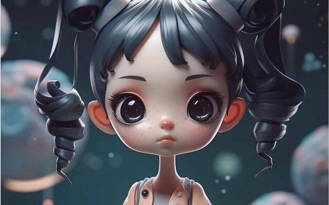 maya角色建模:从box开始教你,q版双马尾小姐姐人物模型,卡通角色建模