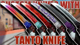 Video herunterladen: 【CS2新刀“武士短剑”预览】Custom Knives with Skins ★ Tanto Knife