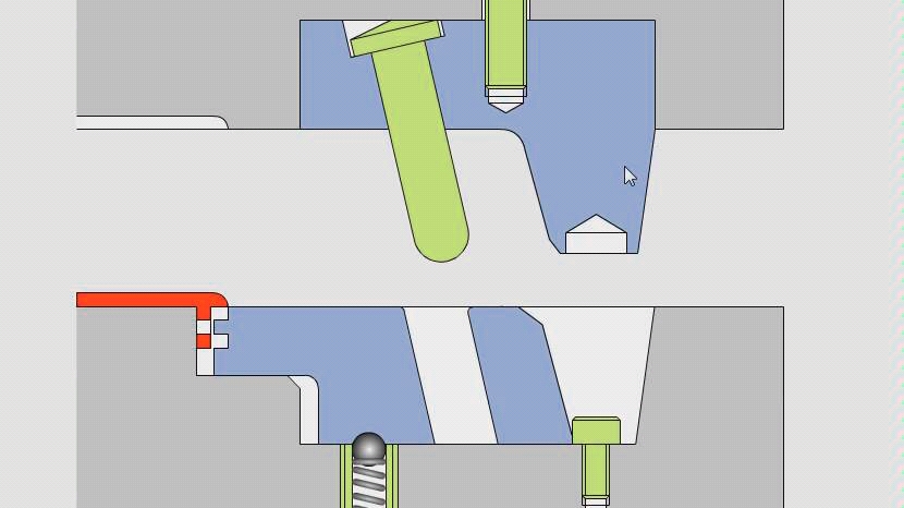模具设计行位运动原理分析大家学会了吗