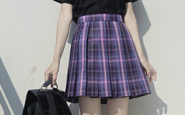 【七月制服馆】魔女契约39cm格裙试穿室内光无滤镜展示7815 一米