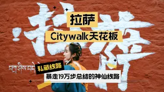 Download Video: 拉萨citywalk天花板，高原暴走19万步总结的神仙线路