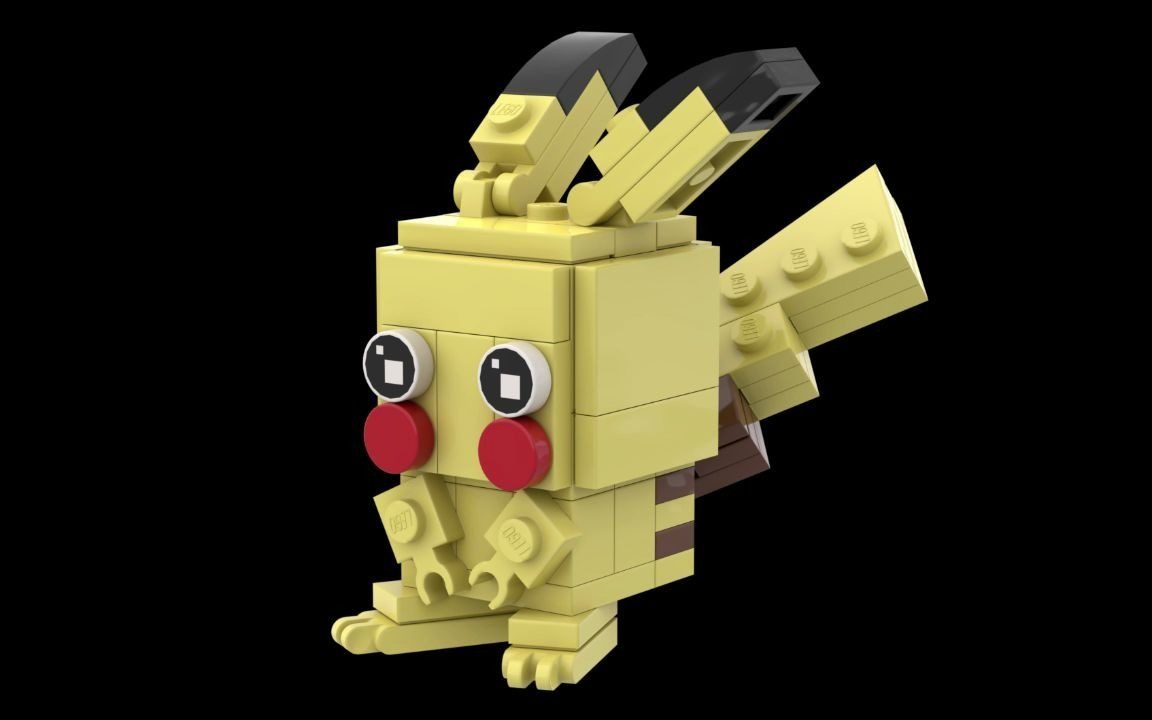 【乐高-moc】皮卡丘_哔哩哔哩 (゜-゜)つロ 干杯~-bilibili