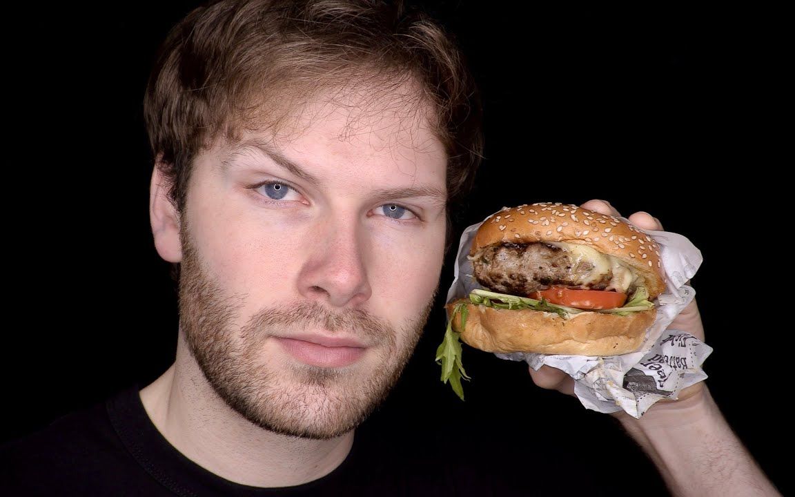 【助眠】mukbang(牛肉汉堡和薯条)-subtlesounds