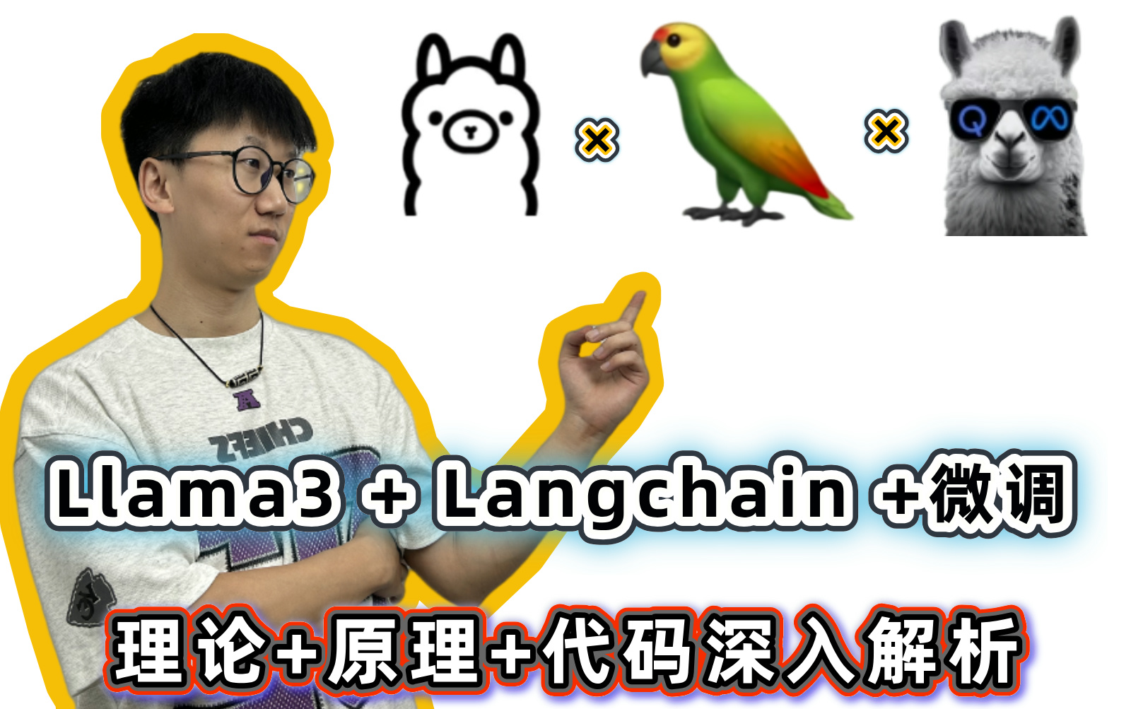 【LLM大模型+微调】从0到1入门AI大模型!LLM大模型Llama3保姆级教程,从LangChain到微调!理论+原理+代码深入解析!(附课件)哔哩哔哩bilibili