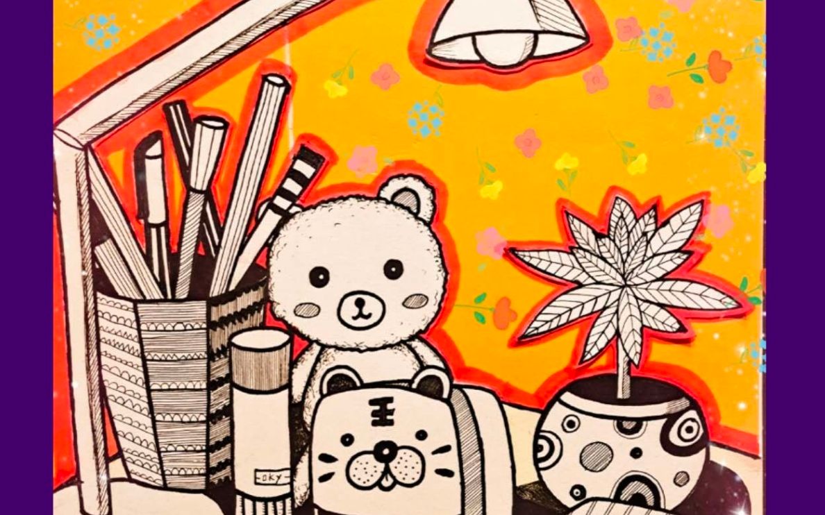 萌新艺术中心课程介绍——写生系列第二节《书桌一角》