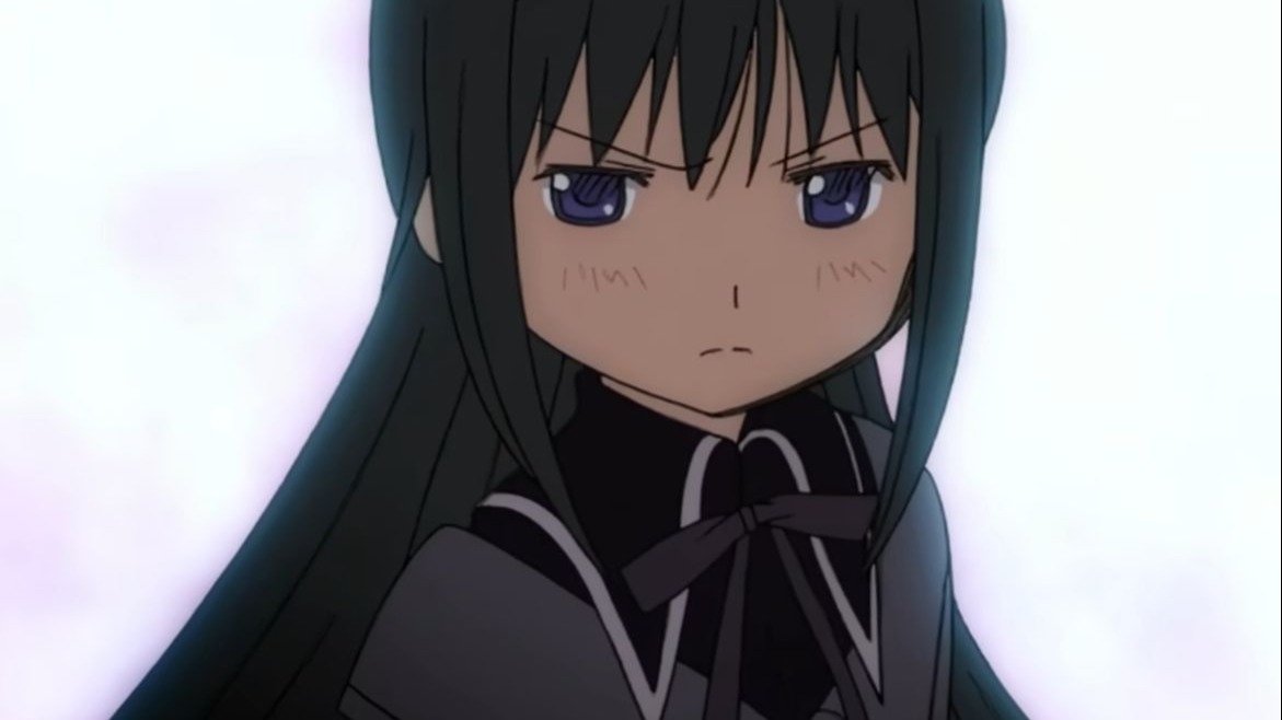 晓美焰绝美撩头发