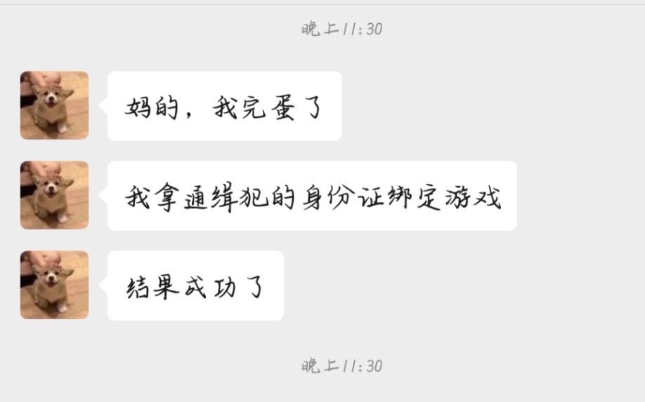 当你的朋友,不小心用了逃犯的身份证绑定游戏哔哩哔哩bilibili