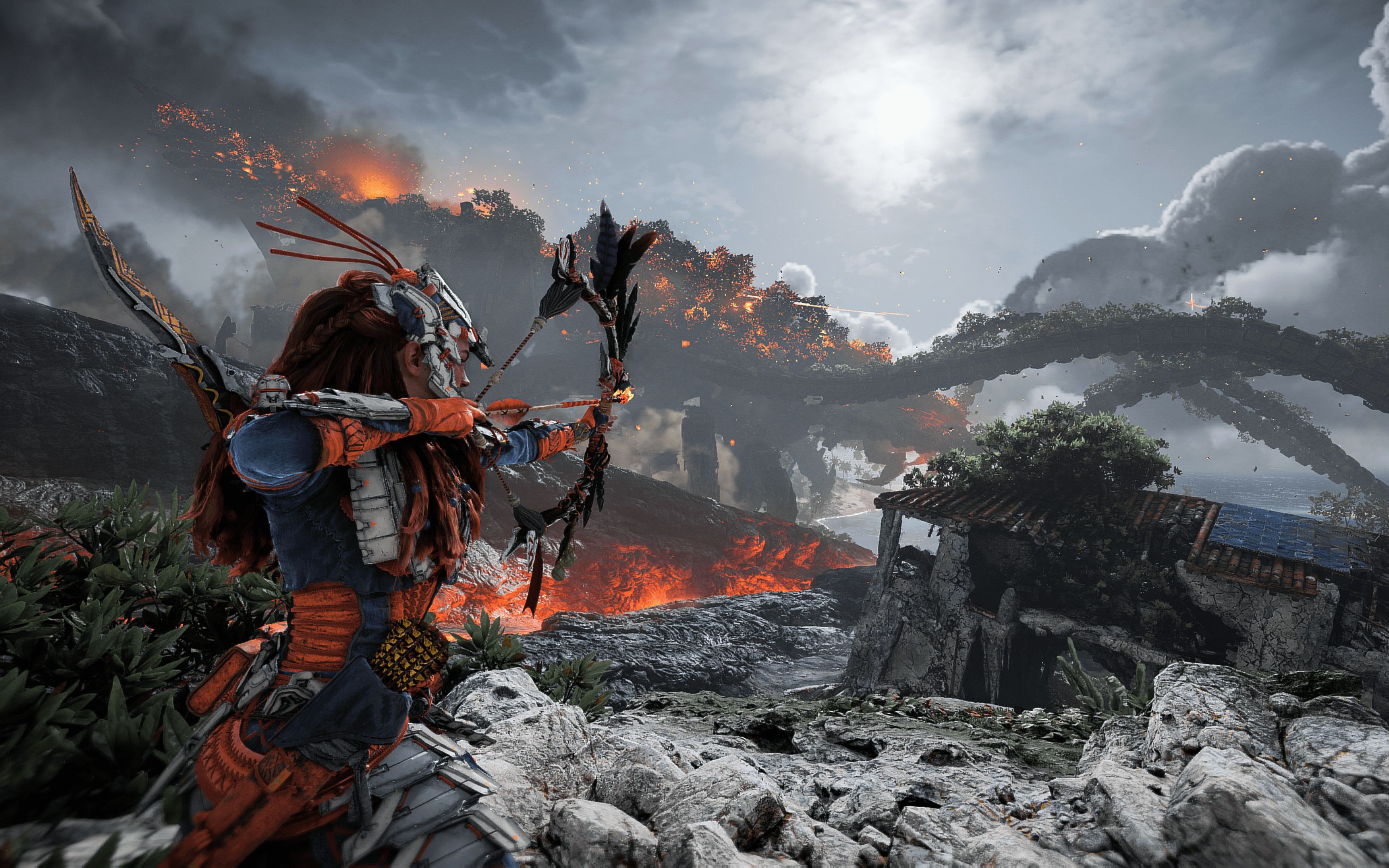 【地平线:西之绝境 炙炎海岸dlc ps5 4khdr】第五章 最后一幕 使太阳