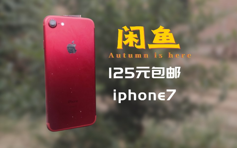 【闲鱼捡漏】全b站最便宜125元包邮iPhone7,128g,还有谁?哔哩哔哩bilibili