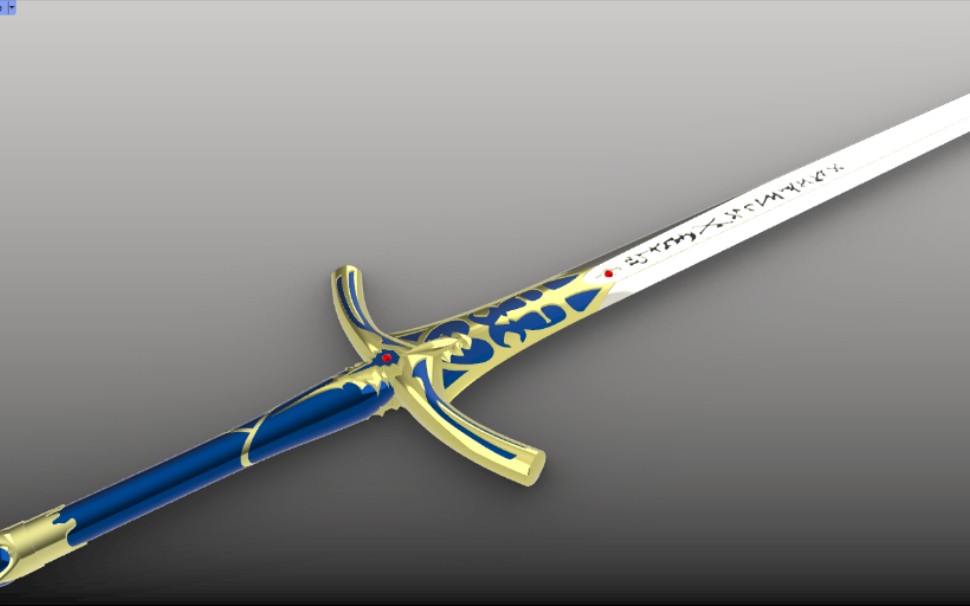 【犀牛建模】犀牛7基础工具指令建模fate石中剑_哔哩哔哩_bilibili