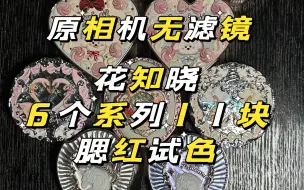 Скачать видео: 原相机无滤镜｜花知晓6个系列11块腮红试色