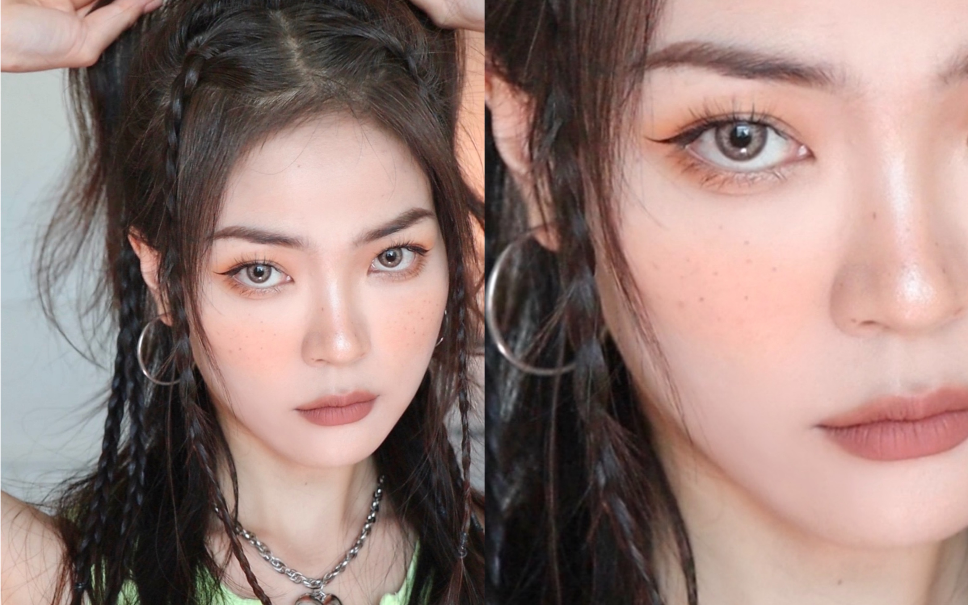 妆容教程|秋日氛围感轻欧美雀斑妆