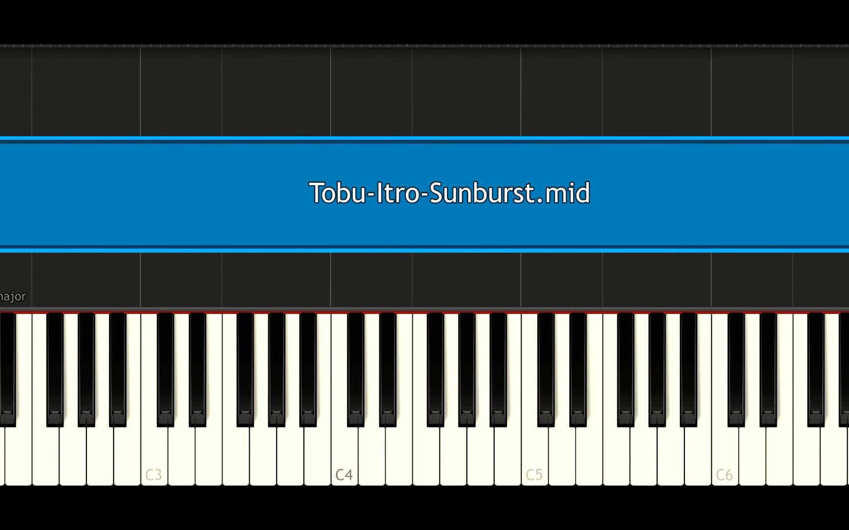 钢琴教程电音sunbursttobuitro