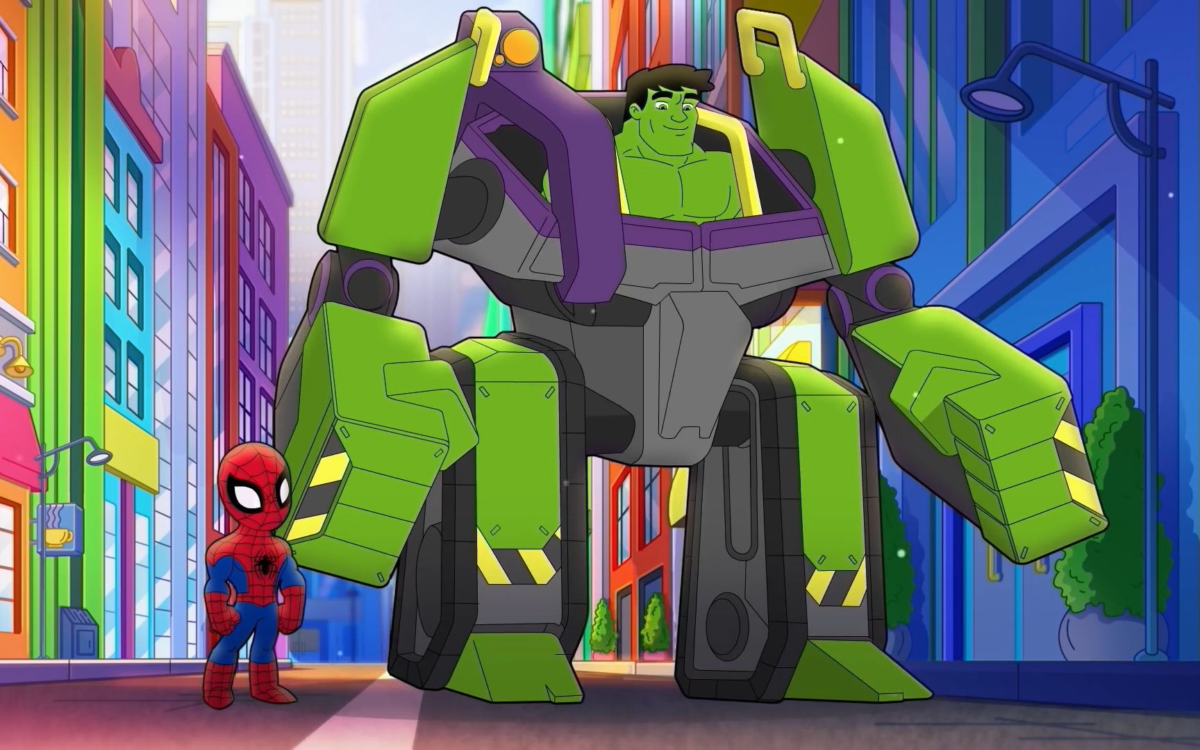 超级英雄动画,绿巨人大战恶魔女巫,蚁人拯救小猫咪