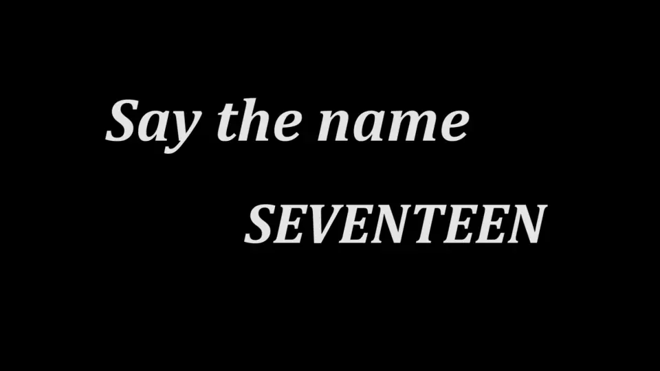 SEVENTEEN]Say the name SEVENTEEN！_哔哩哔哩_bilibili