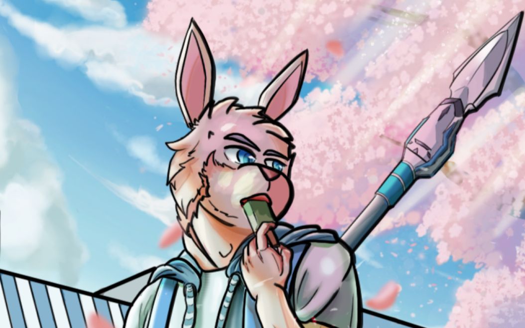 furry兽人向 帅(风)气(骚)大兔子不来看一下嘛 设定绘制 虎珀的奇妙