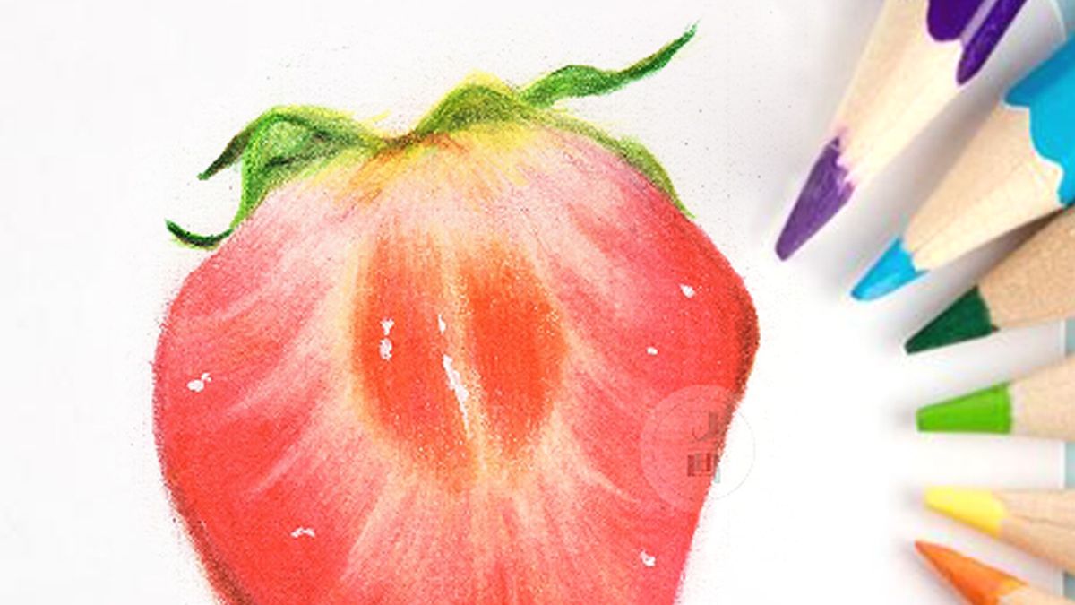 【彩铅手绘】草莓