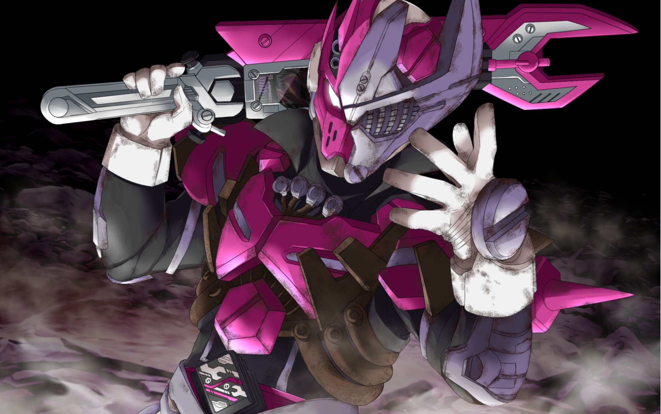 国配 假面骑士歌查德第3话 黑钢首次变身瓦尔巴拉德