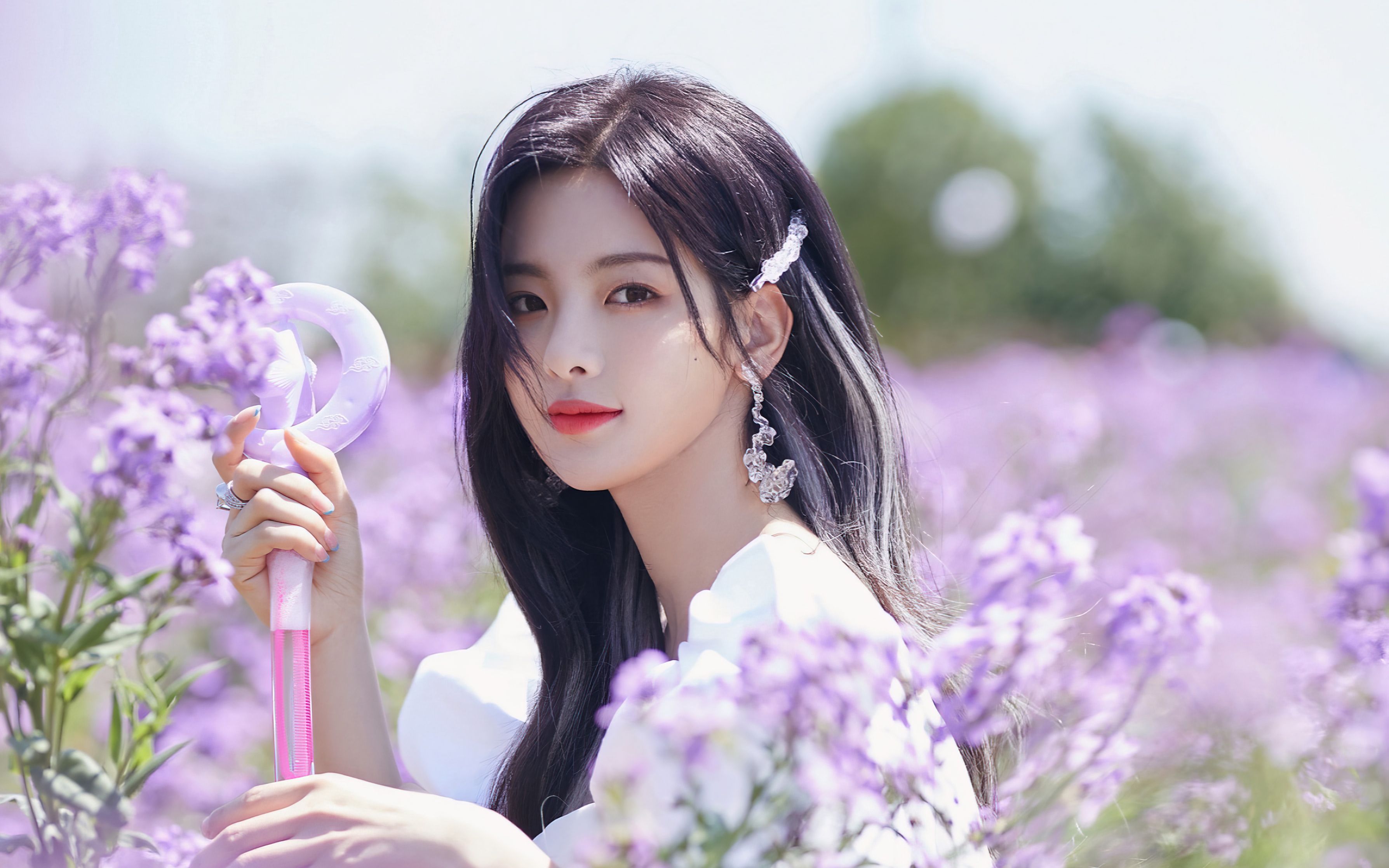 【4k60fps】杨超越大丰荷兰花海照花絮