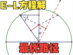 力学竞赛真题--最优路径问题与欧拉-拉格朗日方程