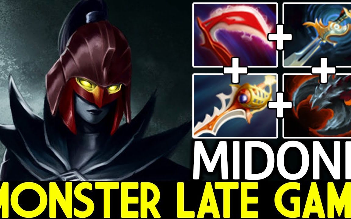 【dota2】midone 暗灭圣剑连击刀的幻影刺客 by dota2 highschool