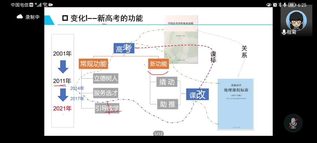 新课改下地理教师的职业技能,程菊哔哩哔哩bilibili