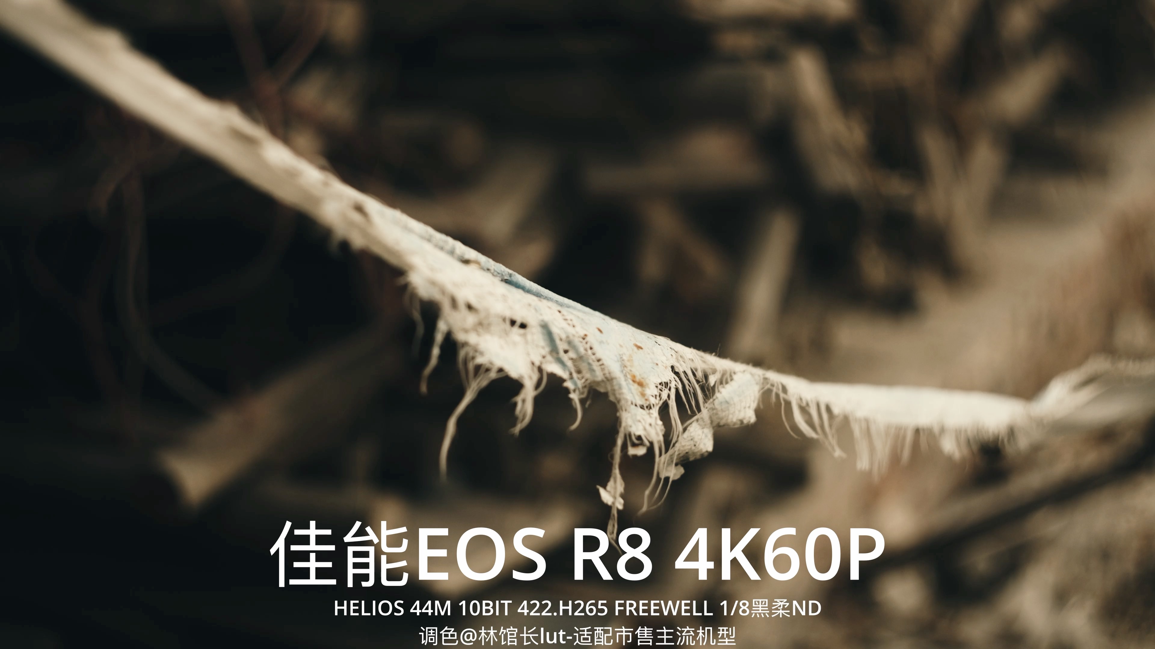 即使没有光也能轻松拍出电影感,佳能eos r8,4k60p,clog3调色