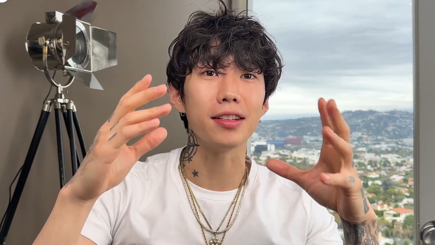 朴宰范jay park_保养日常02如何打理卷发