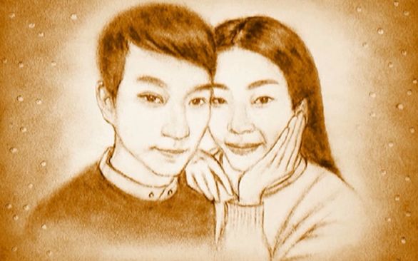 七夕情人节,你发照片,我来为你画幅沙画吧!