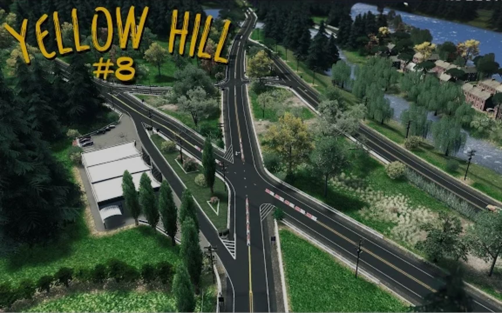 【都市天际线黄山】第八集  路口与村庄 Yellow Hill  EP8  intersection&A new village哔哩哔哩bilibili