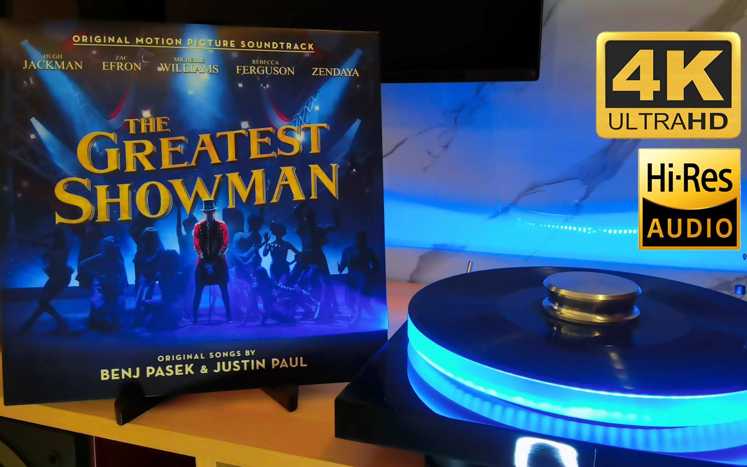 [图]【可视化黑胶试听】《The Greatest Show》马戏之王原声集 The Greatest Showman