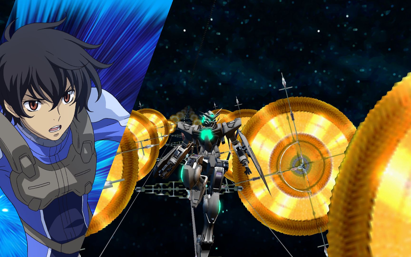 {gvgnp}刹那加入天人的首战!(贴图改能天使高达出厂配色)