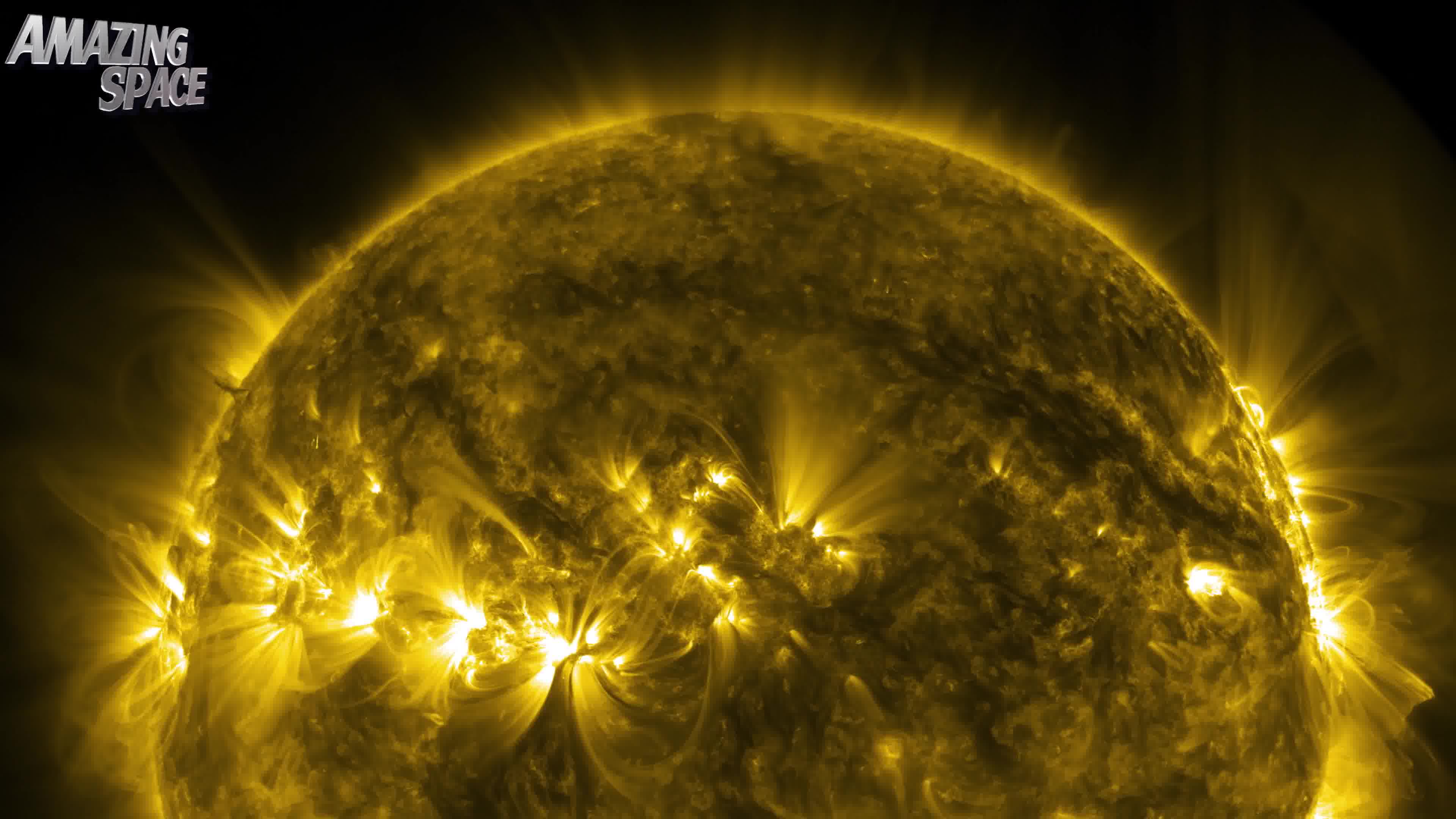 美国宇航局4k视频太阳超高清4k