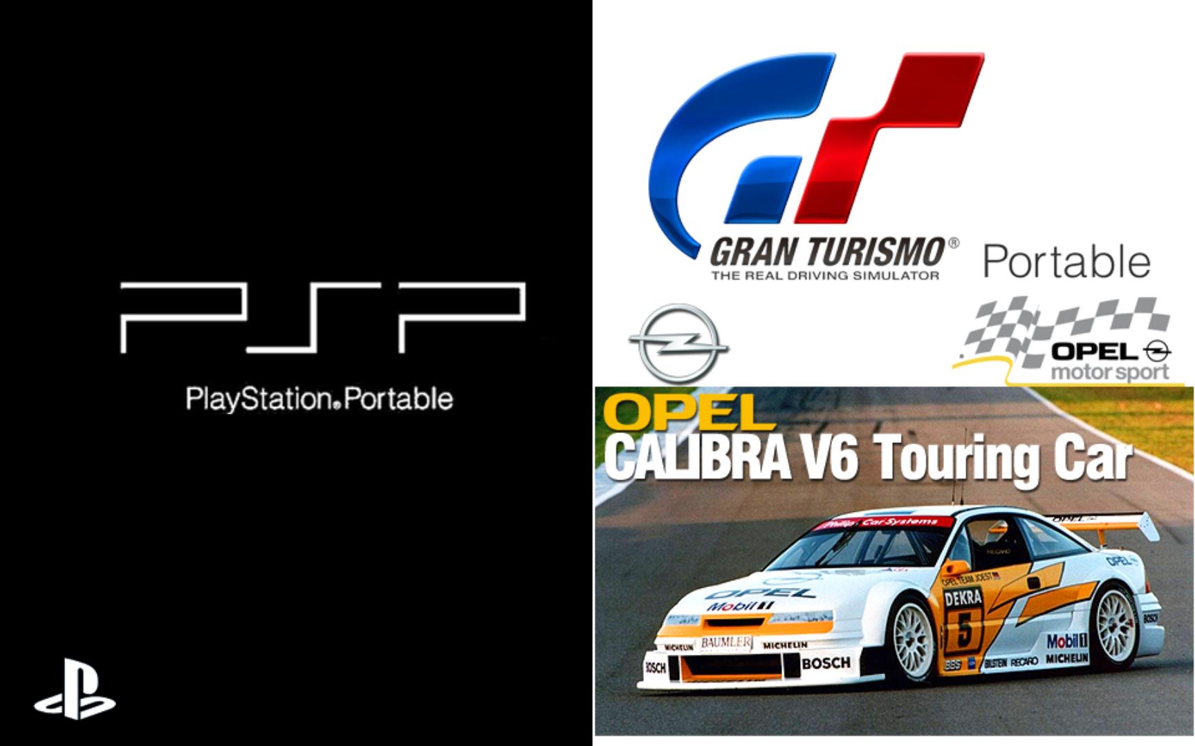 psp模拟器录制《gt赛车便携版》欧宝calibra v6 touring car 94纽北