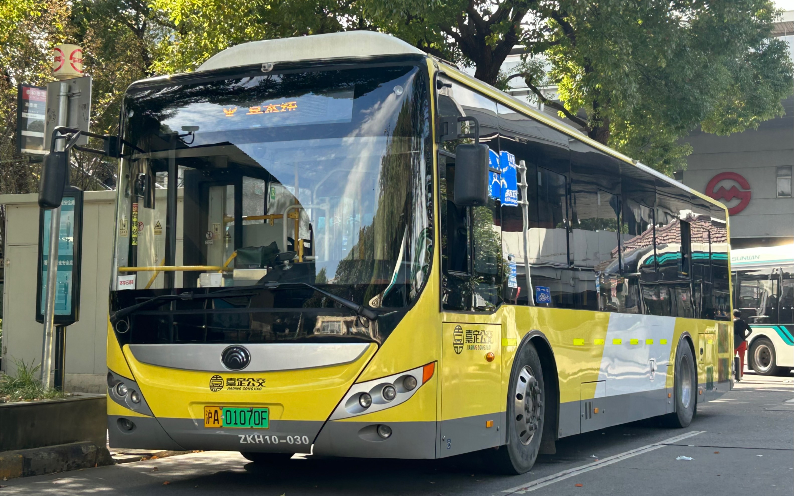 上海公交 嘉定公交 嘉泰线 泰和路蕰川路方向