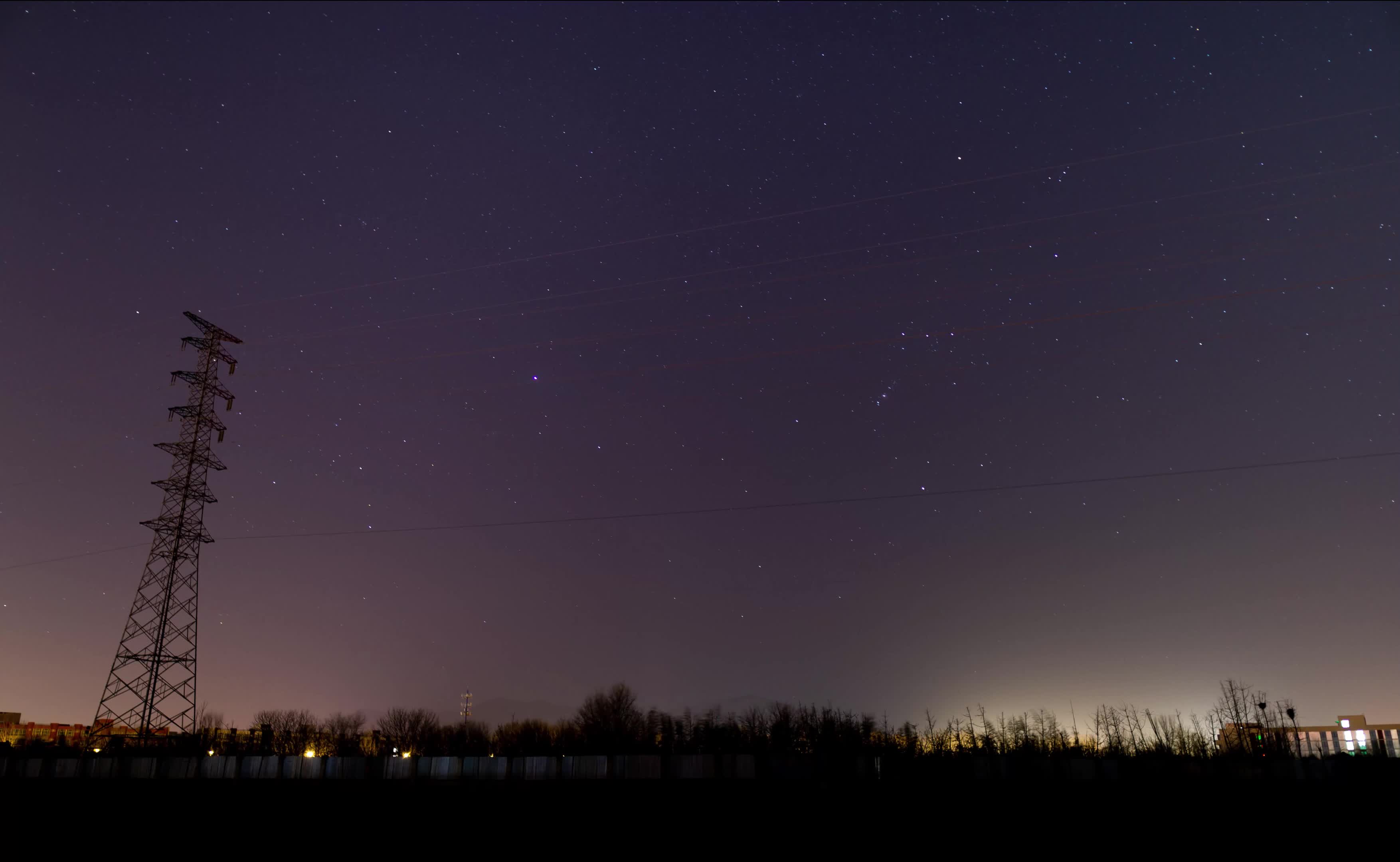 【索尼a6000】北京六环5级光污染地区星轨