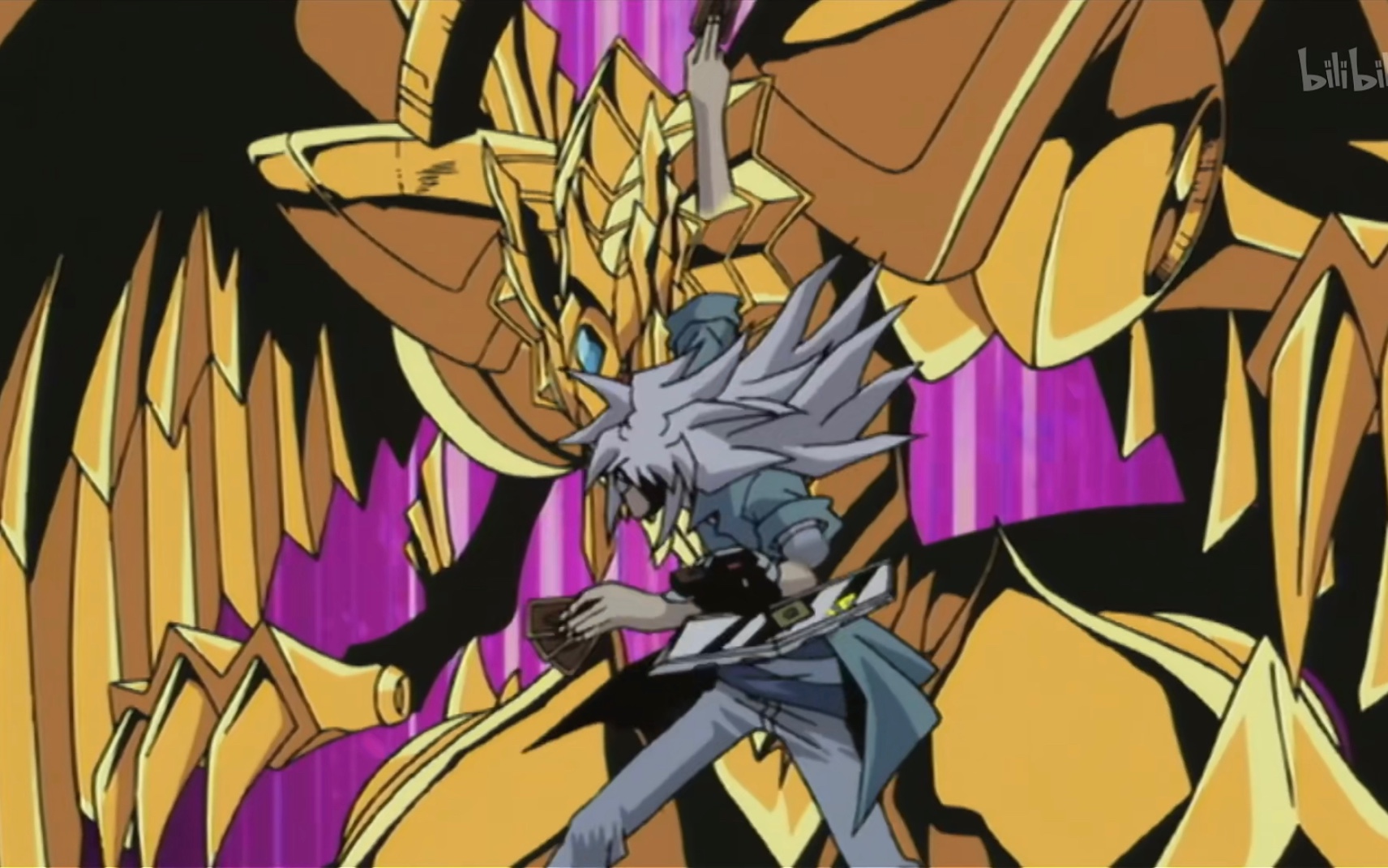 童年回忆初代游戏王决斗城市篇决斗高能名场面黑暗对黑暗拉的翼神一