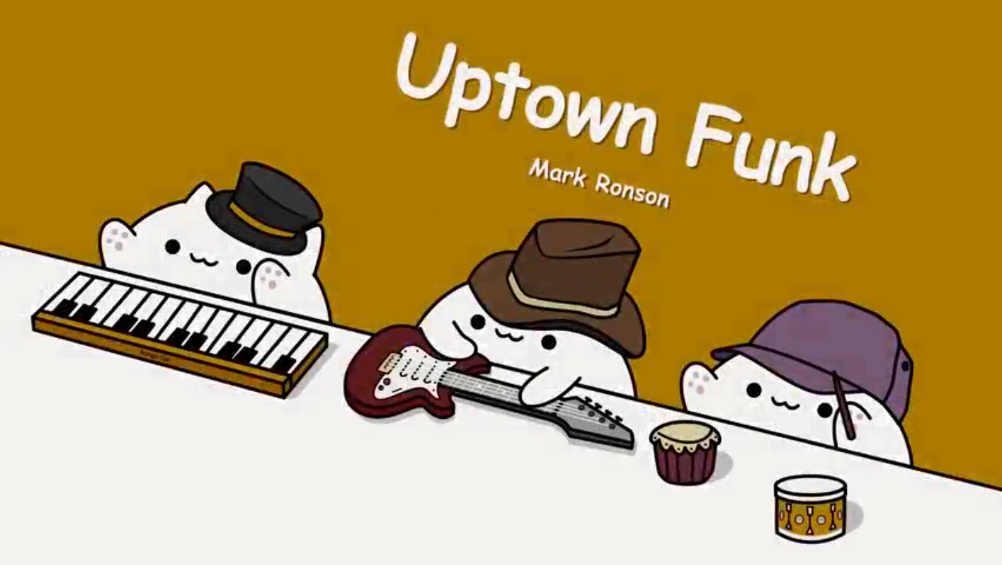 [图]看喵喵版的《Uptown Funk》，萌出喵来喵(^･ｪ･^)