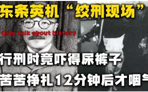 Video herunterladen: “东条英机”绞刑真实影像，行刑时屎尿横流，在空中挣扎了12分钟