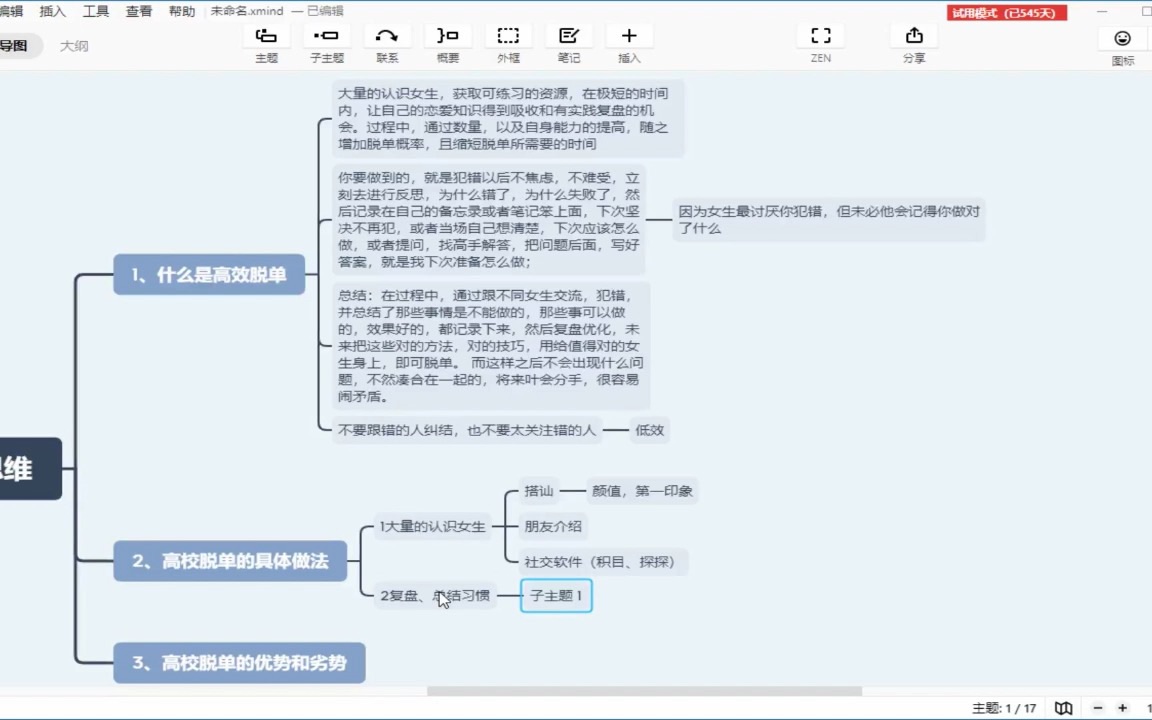 [图]高效脱单思维