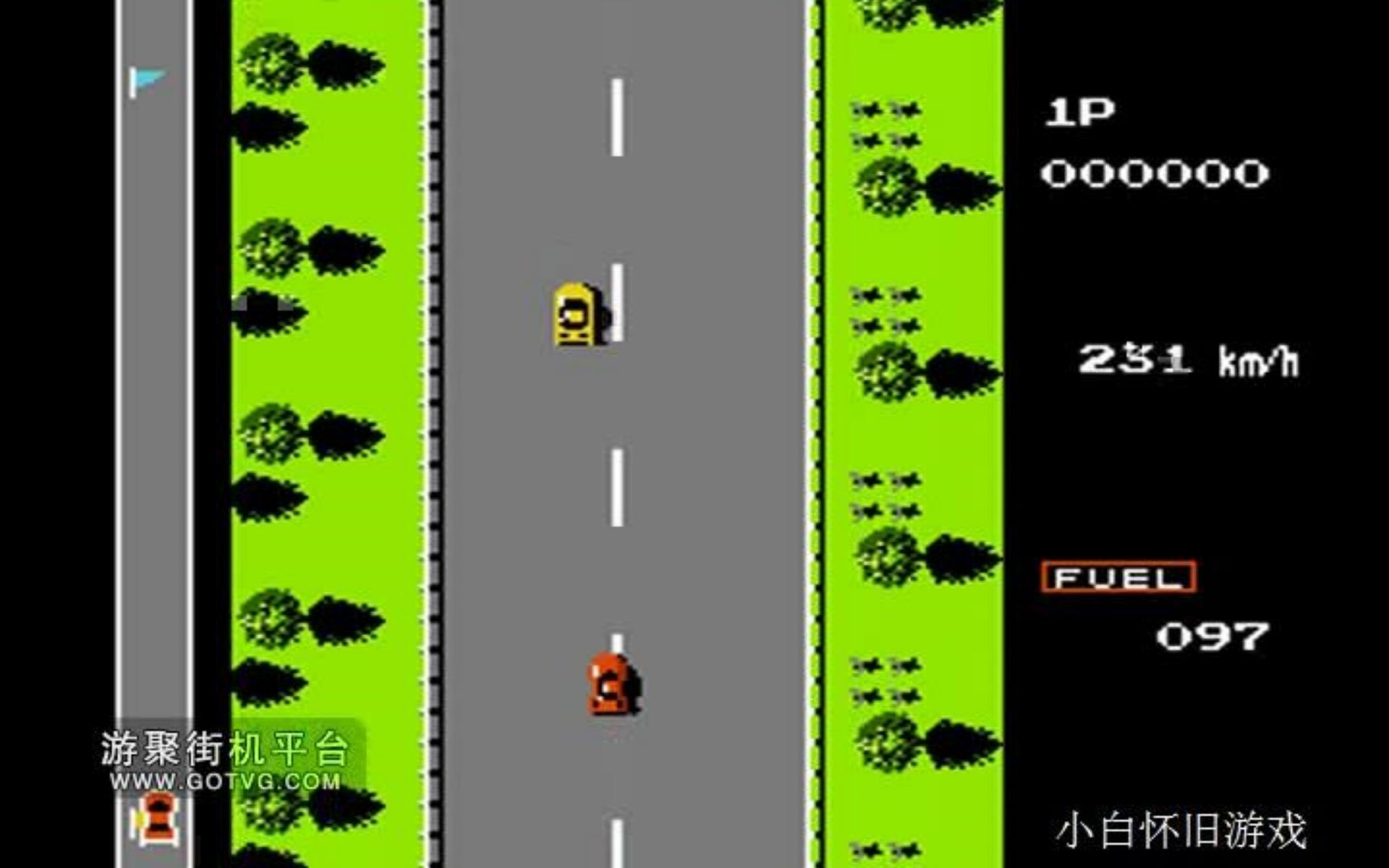 小白怀旧游戏fc《火箭车》二周目通关作者:暴力