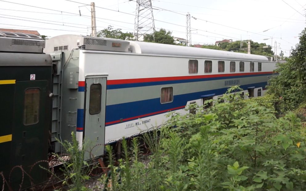 hxd1d0666牵引附挂铁总处轨检wx25k998947的z126(武九线视角)