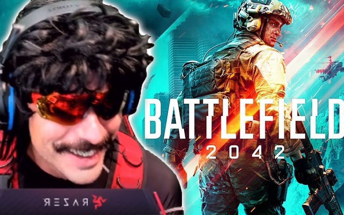 [图]DrDisrespect 观看《战地2042》预告片反应