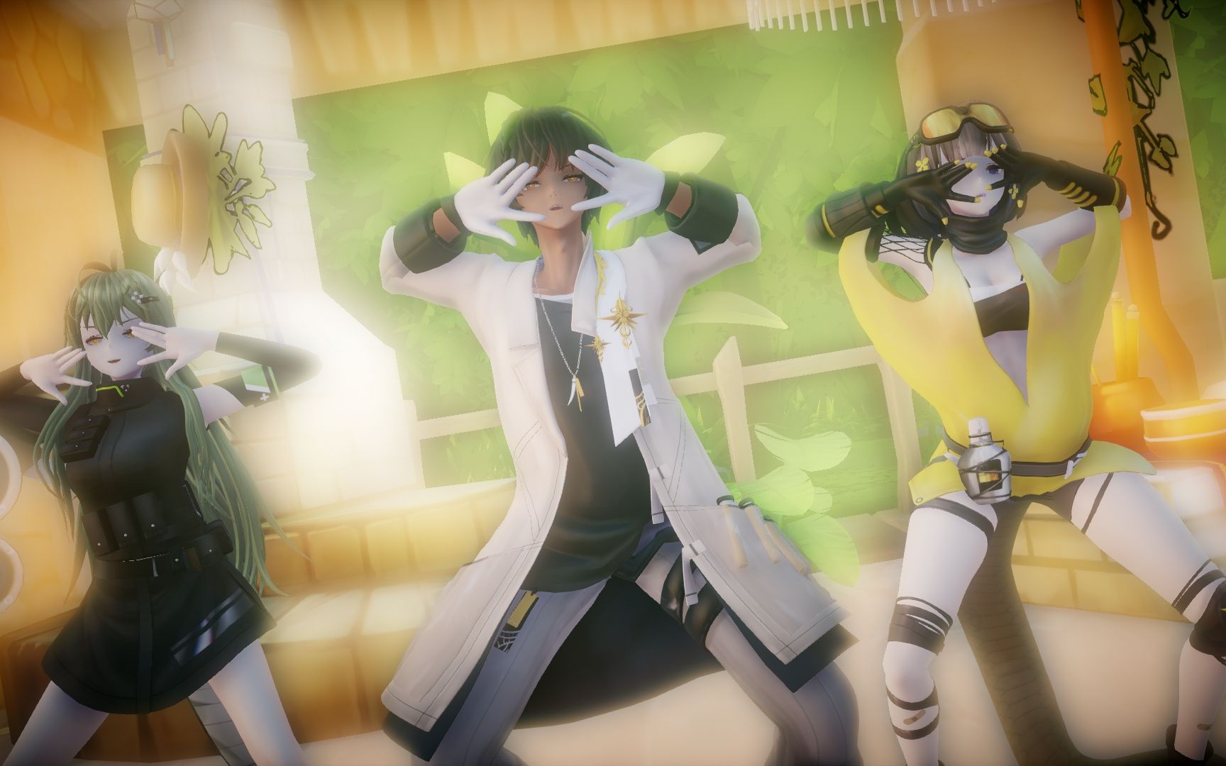 【明日方舟mmd】森蚺/嘉维尔/棘刺-maria(p2普罗旺斯单人)