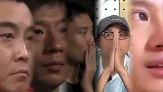 镜头扫过观看樊振东张本智和比赛的国乒成员