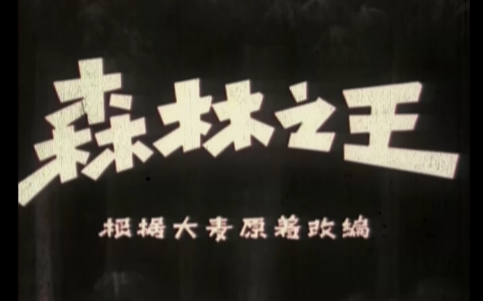 【短片】《森林之王》(1959)哔哩哔哩bilibili