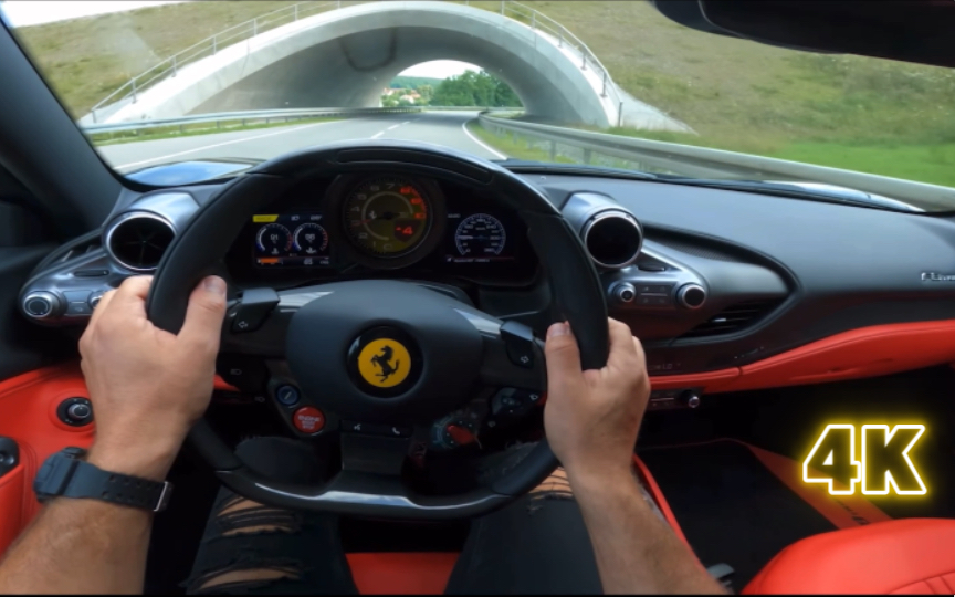法拉利 novitec ferrari f8 n-largo第一视角驾驶
